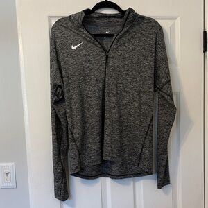 Nike Charcoal Heather Long Sleeve Pullover
